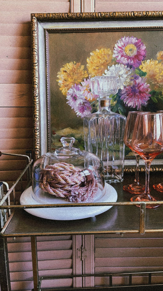 Vintage Crystal Glass Decanter